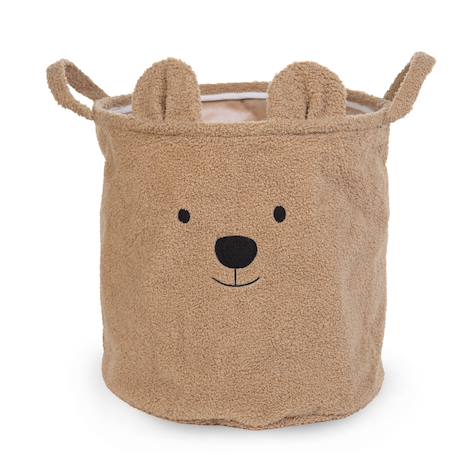 Panier de rangement 40x40x40 cm teddy Blanc cassé+Neutre 7 - vertbaudet enfant 