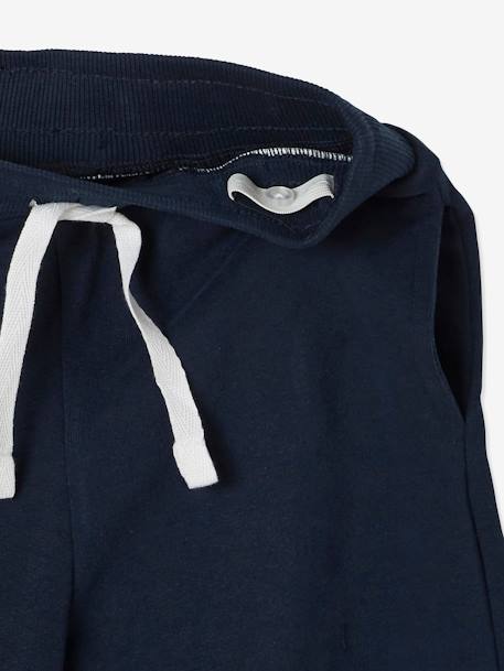 Lot de 2 bermudas garçon en molleton lot bleu/bleu marine+lot rouge/marine+Lot vert/beige 4 - vertbaudet enfant 