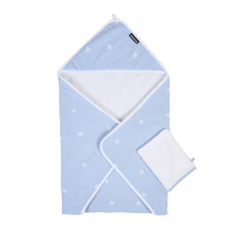 Garçon-Cape de bain + gant 80 x 80 cm