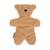 Doudou teddy Teddy marron 1 - vertbaudet enfant 