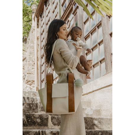 Sac à langer wonderland Wonderland beige+Wonderland liberty+Wonderland rose 2 - vertbaudet enfant 