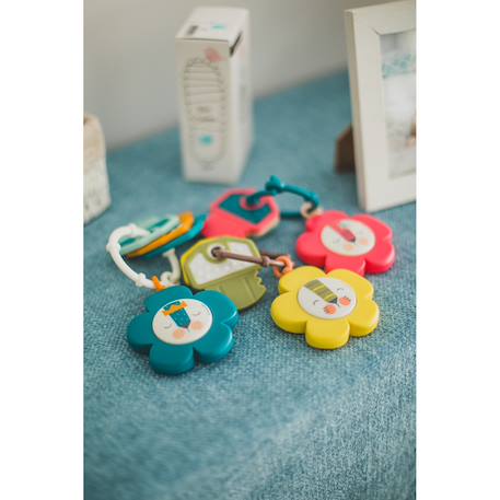 Jouet bébé anneau de dentition musical Multicolore 5 - vertbaudet enfant 