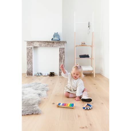 Ensemble de 8 instruments de musique bébé + organisateur Multicolore 6 - vertbaudet enfant 