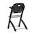 Chaise haute évolutive + tablette evosit Blanc+Gris pierre+Menthe+Noir+Rouille 23 - vertbaudet enfant 