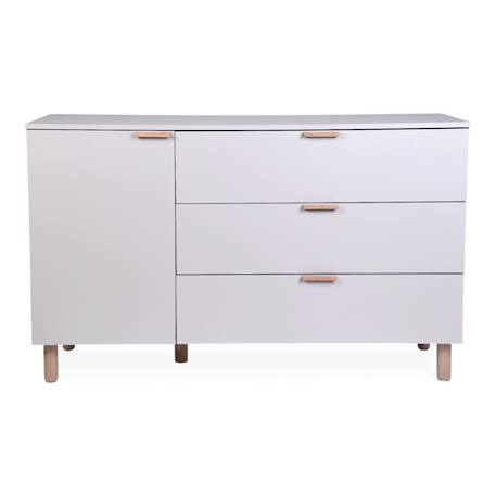 Commode à langer 3 tiroirs Terre argile 1 - vertbaudet enfant 