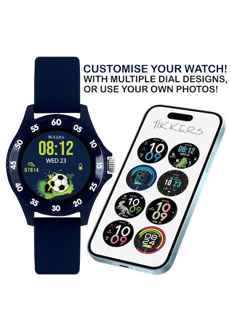 Montre tikkers smart watch series 34 Bleu+Rose 3 - vertbaudet enfant 