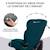 Siège auto Kinderkraft ONETO3 I-SIZE 76-150 cm dossier inclinable 5 positions + organisateur voiture Bordeaux+Gris+Noir+Vert 21 - vertbaudet enfant 