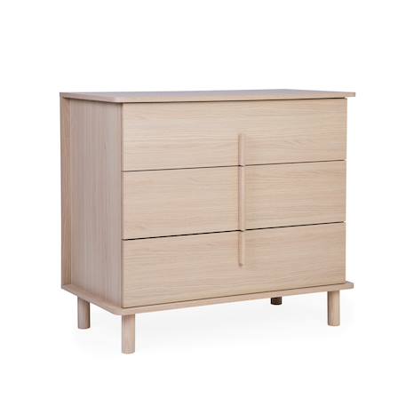 Commode à langer 3 tiroirs Naturel 4 - vertbaudet enfant 