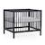 Parc pour bébé en bois + roues 95x75 cm parc 99 Blanc ancien+Noir 8 - vertbaudet enfant 