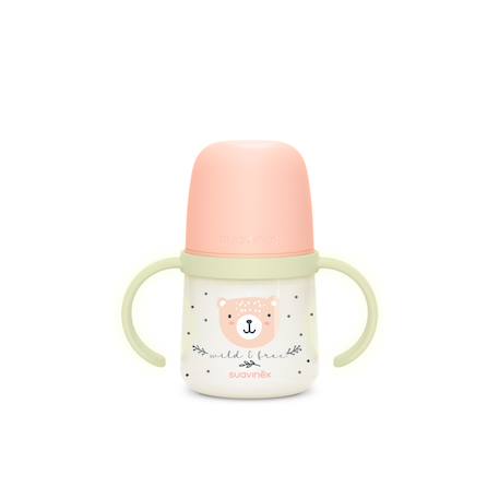 Biberon à anses phosphorescentes +6mois 150ml Wild & free bleu+Wild & free gris+Wild & free marron+Wild & free rose 22 - vertbaudet enfant 