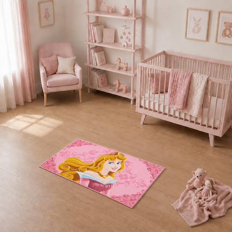 Tapis enfant princesse aurore Rose 1 - vertbaudet enfant 