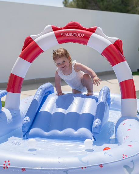 Centre de jeux aquatique enfant avec toboggan Violet 2 - vertbaudet enfant 