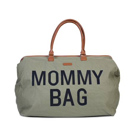 Sac à langer mommy bag Gris toile+Kaki+Marron doux+Textile raphia 7 - vertbaudet enfant 