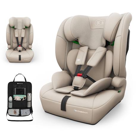 Siège auto COMFORT UP 2 PLUS i-Size 76-150 cm harnais 5 points + organisateur voiture Beige+Bleu+Gris+Noir+Vert 1 - vertbaudet enfant 