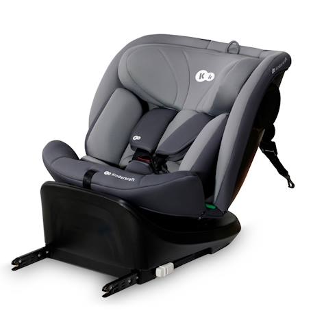 Siège auto Kinderkraft I-GROW I-Size 40-150 cm rotation 360° isofix + organisateur voiture Gris 4 - vertbaudet enfant 