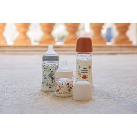 Biberon avec tétine sx pro 360 ml débit l Wonderland bleu+Wonderland camel+Wonderland rose 2 - vertbaudet enfant 