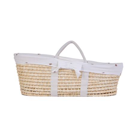 Couffin + habillage jersey Cœurs+Gris 1 - vertbaudet enfant 