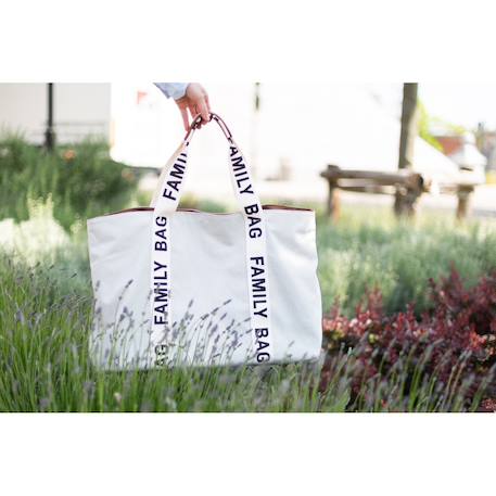 Sac à langer family bag Blanc cassé+Noir+Vert 2 - vertbaudet enfant 