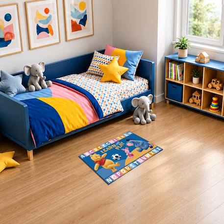 Tapis enfant winnie l'ourson Bleu 1 - vertbaudet enfant 