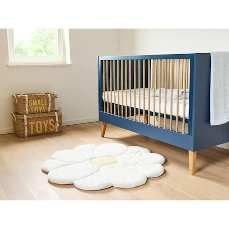 Lit bébé évolutif sommier à lattes à hauteur réglable 70x140cm Naturel+Noir+Terre argile 8 - vertbaudet enfant 