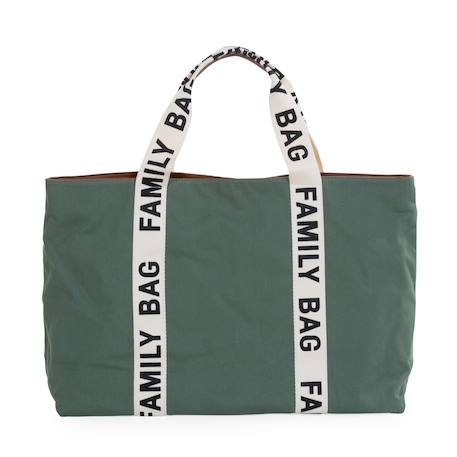 Sac à langer family bag Blanc cassé+Noir+Vert 13 - vertbaudet enfant 