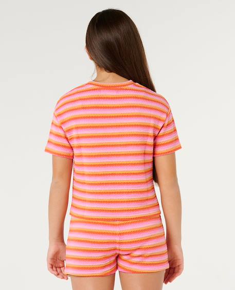 T-shirt tropical dawn bobbi fille Tangerine 3 - vertbaudet enfant 