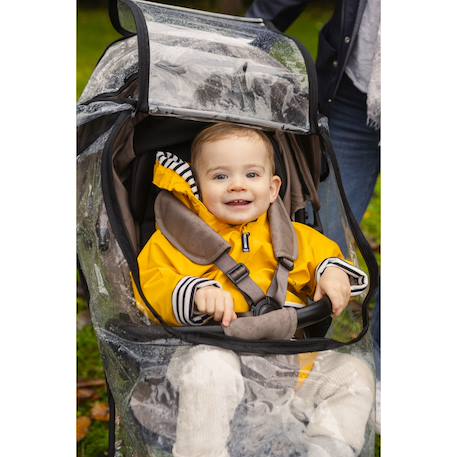 Housse de pluie coupe-vent pour poussette Transparent 2 - vertbaudet enfant 
