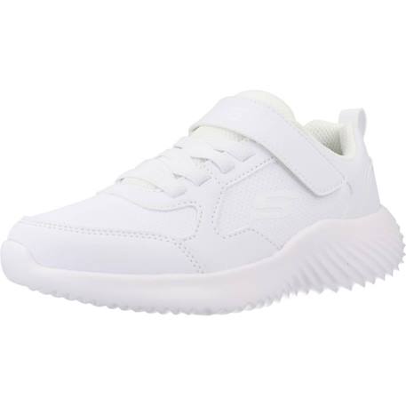 Basket garçon modèle bounder power study Blanc+Blanc wht+Noir+Noir bbk 10 - vertbaudet enfant 