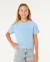 T-shirt sunshine squad terry fille Light blue 1 - vertbaudet enfant 