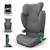 Siège Auto Kinderkraft JUNIOR FIX 2 PLUS + organisateur voiture 100-150 cm avec ISOFIX, H-GUARD, SPS, AIR FLOW et Appuie-Tête Réglable Gris+Noir+Rose+Vert 1 - vertbaudet enfant 