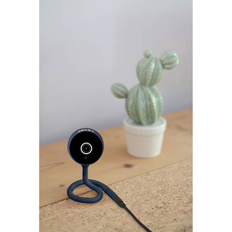Ecoute bébé vidéo connecté téléphone et wifi zen connect Blanc+Bleu nuit 8 - vertbaudet enfant 
