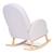 Chaise à bascule tissu teddy Neutre 5 - vertbaudet enfant 