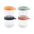 Lot de 4 portions repas en verre 250 ml Mélange couleurs 1 - vertbaudet enfant 