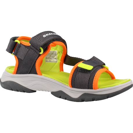 Sandales enfant garçon en textile Bleu nvbl+Gris ccor 11 - vertbaudet enfant 