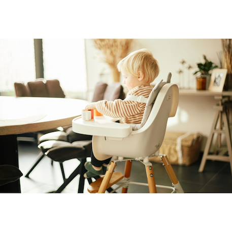 Coussin chaise haute déperlant Gris 2 - vertbaudet enfant 
