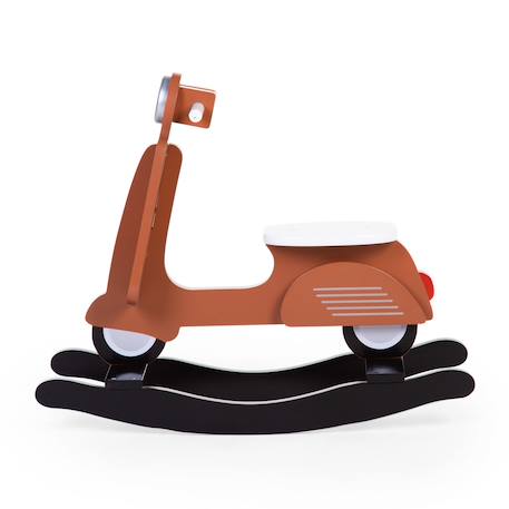 Scooter cheval à bascule jouet enfant Rouille/noir 4 - vertbaudet enfant 