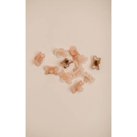 Sucette symétrique zero.zero Amande+Caramel 8 - vertbaudet enfant 