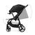 Poussette TRIG 3 TR avec plateau click & fold, assise allongée 91,5 cm, roues pivotantes 360°, capote déperlante Beige+Gris+Marron+Noir 22 - vertbaudet enfant 
