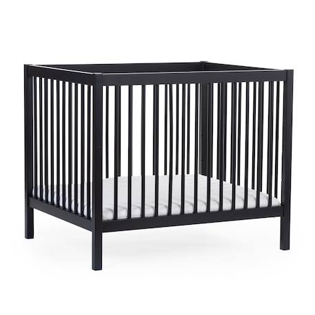 Parc pour bébé en bois + roues 95x75 cm parc 99 Blanc ancien+Noir 10 - vertbaudet enfant 