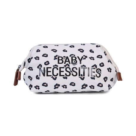 Trousse de toilette bébé Léopard+Noir or+Teddy blanc cassé+Teddy marron 1 - vertbaudet enfant 