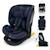 Siège auto Kinderkraft I-GROW 2 PLUS i-Size 40-150 cm évolutif 4 en 1 + organisateur voiture Bleu+Gris+Vert 1 - vertbaudet enfant 