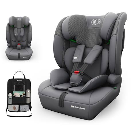 Siège auto Kinderkraft COMFORT UP 2 PLUS i-Size 76-150 cm harnais 5 points + organisateur voiture Beige+Gris+Noir+Vert 7 - vertbaudet enfant 