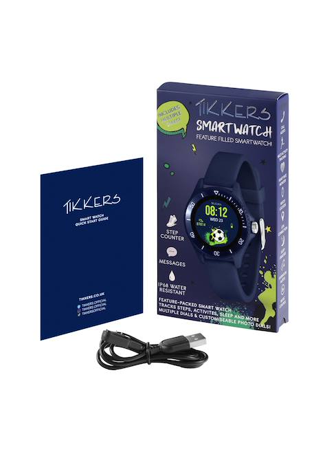 Montre tikkers smart watch series 34 Bleu+Rose 4 - vertbaudet enfant 
