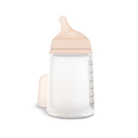 Lot de 2 tétines pour biberon anti-colique débit dense zero.zero Beige 2 - vertbaudet enfant 