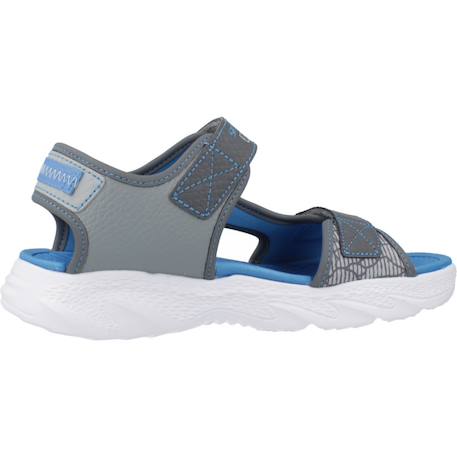 Sandales enfant garçon légère souple Gris ccbl+Gris et bleu+Noir 1 - vertbaudet enfant 