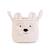 Panier de rangement 25x20x20 cm teddy Blanc cassé+Neutre 1 - vertbaudet enfant 