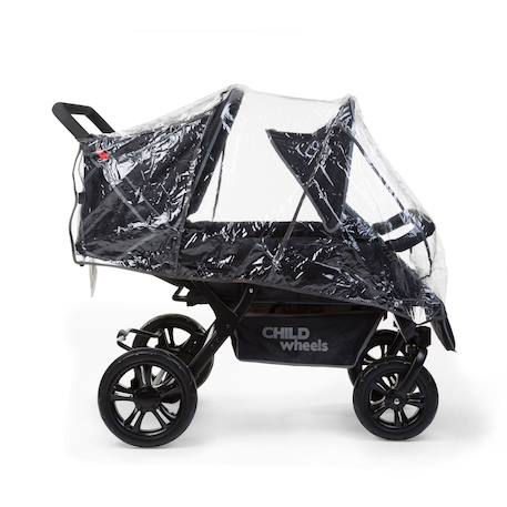 Poussette capacité 4 enfants two by two Noir 2 - vertbaudet enfant 