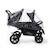 Poussette capacité 4 enfants two by two Noir 2 - vertbaudet enfant 
