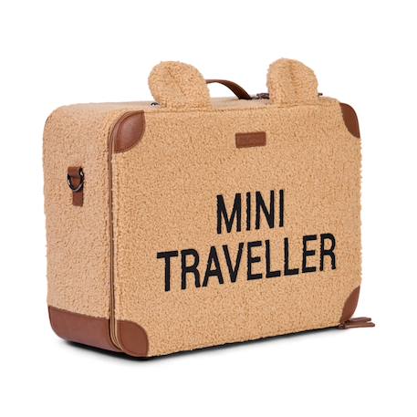 Sac de voyage valise pour enfant mini traveller Teddy marron 6 - vertbaudet enfant 