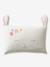 Parure housse de couette enfant et taie d'oreiller LAPIN ROMANTIQUE ivoire / rose 5 - vertbaudet enfant 